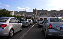 Port Louis,  die Hauptstadt von Mauritius